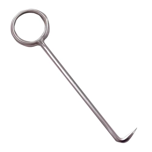 Crochet de couvercle de trou d'homme en acier portable pour levage de regard de vidange