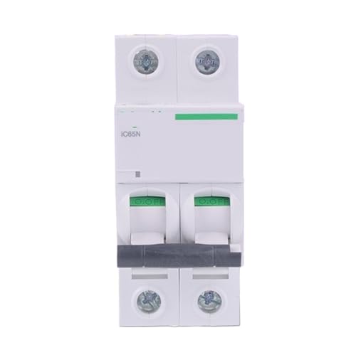 Disjoncteur miniature A9F19203 à micro-coupure iC65N 2P D3A avec protection bipolaire accrue