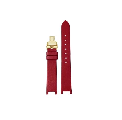 Bracelet à encoche en cuir de vache véritable de 16mm pour femme