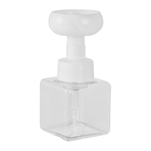 Bottiglia vuota in schiuma a forma di , 450 ml, dispenser di sapone liquido in schiuma vuota, dispenser di sapone liquido per le mani, bottiglia sostenibile per bagno, cucina e bottiglie vuote