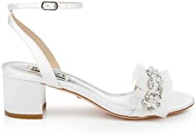 Badgley Mischka Women's Talitha Heeled Sandal, Soft White, 6.5 | Image 7