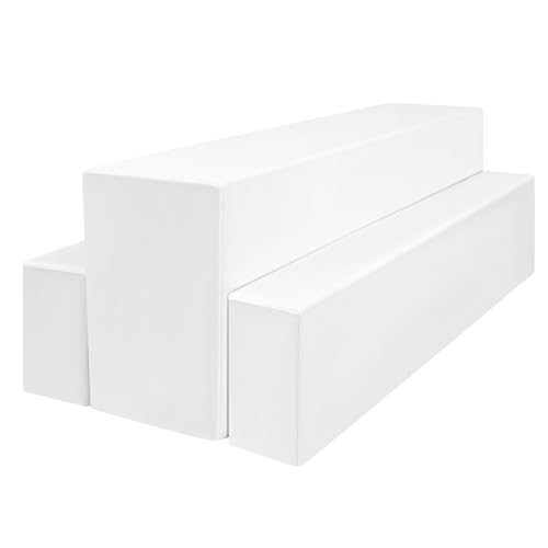 1 Pack Bierbank Hussen & Biertisch Husse 3er-Set, 220 x 50 x 80 cm in Bierzeltgarnitur, Biertischhusse Premium für 50 cm Blickdicht waschbar Tisch für Outdoor-Bankette (Weiß)