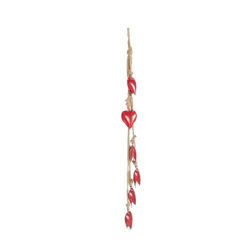 Deco-79-Red-Metal-Decorative-Hearts-with-Jute-Hanging-Rope-4-x-2-x-35 Deco 79 Red Metal Decorative Hearts with Jute Hanging Rope 4 x 2 x 35