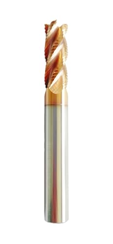 Image of 1pcs Carbide Roughing End Mill - 4 Flute - 1 /4'' Shk Dia, 1 /4'' *3 /4 inch*2'' Oal - for Alloy Steels /Hardened Steels