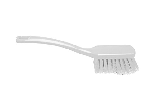Maya Professional Tools 10201-1 Kurze Mehrzweck-Stielbürste mittelharte Borsten, FBK/Lebensmittelhygiene, 270 mm x 47 mm, Weiß