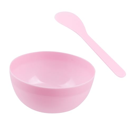 10 tazones para mezclar cristal rosa reutilizables y apilables miniatura 1