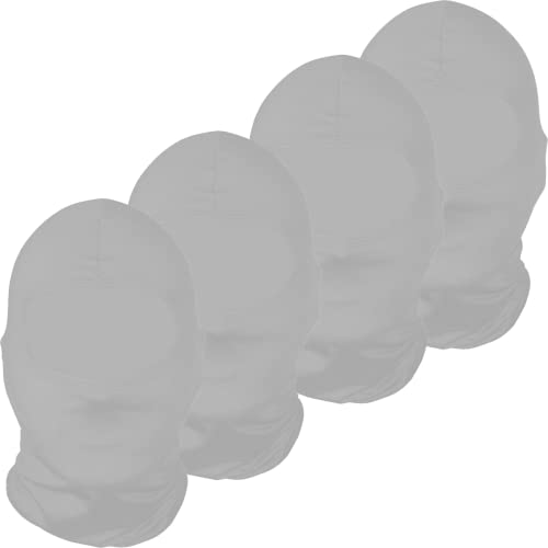 Kit 4 balaclavas balaclava touca toca ninja bandana UV50+ Cor:Branco