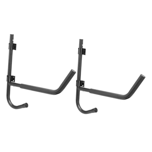 Toddmomy 2sets Canoe Holders of Metal Kayak Wall Mounts for Indoor Storage Easy Installation Kayak Brackets Space-Saving Support for Canoe Supplies