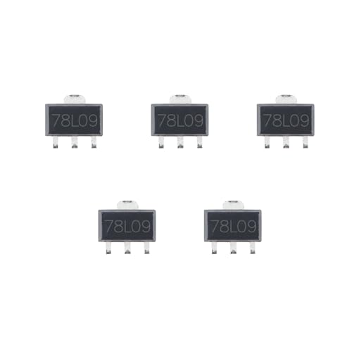 Kit de 5 reguladores de voltaje 9V 100mA 7809 78L09 L78L09 L78L09C SOT-89