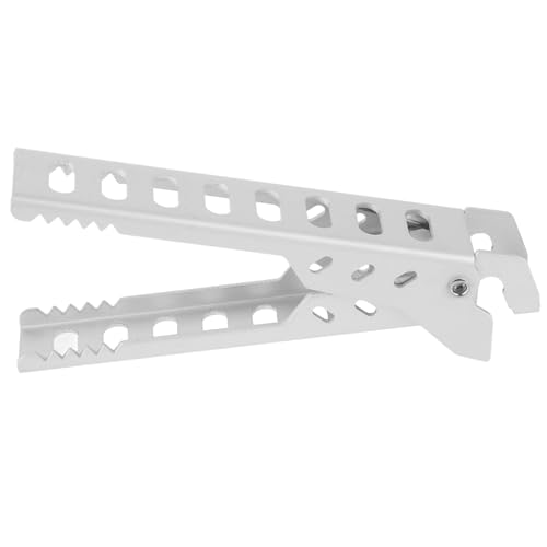 PRETYZOOM Hot Pan Gripper Heat Resistant Pot Clip for Camping Scalding Bbq Tong Cooking Tool for Outdoor Cooking Baking Pan Gripper Multi Function Grill Utensil