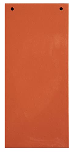 Exacompta 13465B 100er Pack Karton-Trennstreifen. 10,5 x 24 cm orange. Für eine übersichtliche Anblage Ihrer Dokumente. Trennlaschen… – Ansicht 3