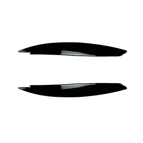 Sourcils de phares protection et style noir brillant pour Série 1 E87 E81