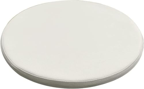 Galette De Chaise Ronde, Coussin Rond pour Chaise Scandinave, Coussin Chaise de Bar Anti Taches AntidéRapante, Impermeable Cuir Galette Chaise Bistrot de Exterieur...