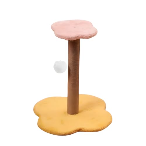 【Bellechan Shop】キャットクライミング 爪とぎ おもちゃ アボカド 蜂 ミツバチ 麻 梨 かわいい ペットベッド キャットタワー SNS映え インスタ映え (タイプD 幅30cm x 奥行き30cm x 高さ40cm)