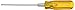 Xcelite LN23BP Recessed Ballpoint Socket Screwdriver, Amber Handle, 3/32" Head, 4" Blade Length, Overall Length