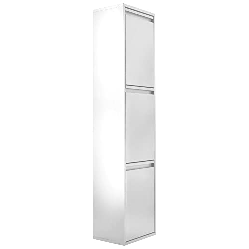 Armoire en acier blanche WellHome Top Cube pour rangement salon et bureau