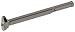 Hager 4700 Series Stainless Steel/Zinc Grade 2 Standard Duty Rim Type Exit Device, 36" Length, Sprayed Aluminum Finish