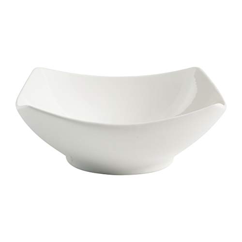 Image of Gibson Home Zen Buffet Dinnerware, 8-Piece Porcelain Chip and Scratch Resistant Bowl Set, White