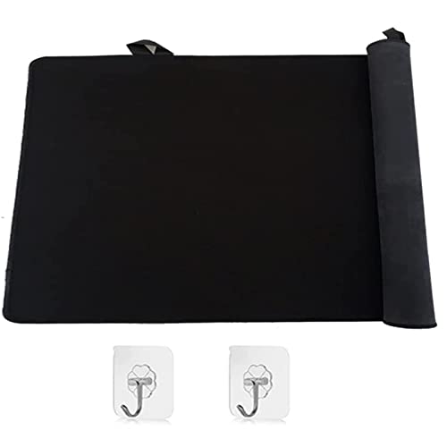 Tapis pour Plaques à Induction 61,5x53cm, Couvre Plaque Tapis de Cuisson à Induction, Couverture de Table de Cuisson Électrique, Tapis de Protection pour Poêle en Verre avec Revêtement Antidérapant