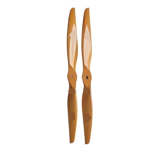 Lot de 2 hélices électriques en bois de hêtre 14x7 6mm pour avion RC