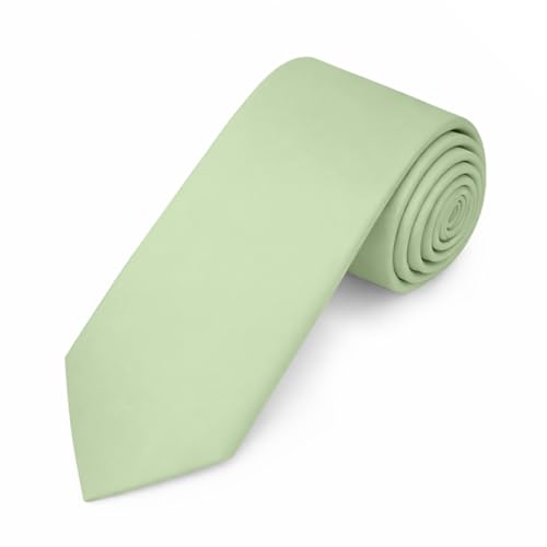 Image of Jacob Alexander Men's Slim Width 2.75 inch Solid Color Tie