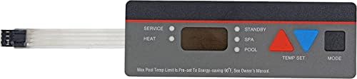 Pool Heater Replacement Control Panel Keypad Membrane Switch Compatible with Hayward FDXLBKP1930 D13030 All H-Series Pool Heaters,Fits Models H100ID1 H150FDN H200FDN H250FD H300FD H350FD H400FD
