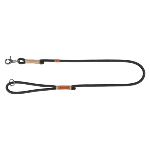 TRIXIE Guinzaglio per cani BE Nordic S – M, 1,00 m Ø 8 mm in nero/sabbia – guinzaglio ecologico con fascino nordico – per cani di piccola e media taglia – 17205