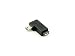 Generic Right Angle Mini USB M to Micro USB Female Adapter, Angled Mini USB Adapter M/F