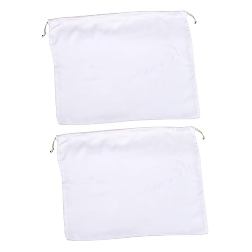 LIFKOME Hanging Bag Set 2pcs Extra Large Muslin Bags for Storage Dustproof for Business Trips