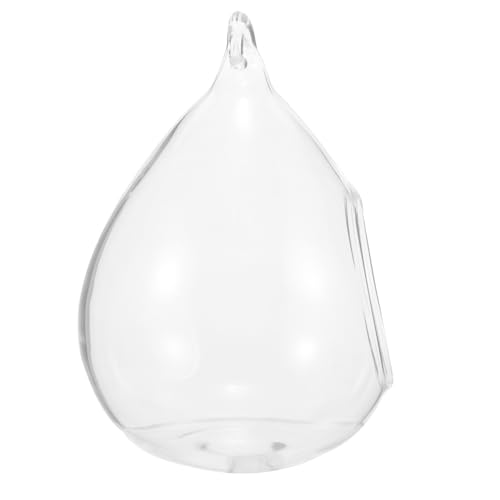 BESPORTBLE Vase Succulent Terrarium Suspendu en Verre Globe Végétal Aérien Jardinière en Verre pour Plantes à Air Vase Mural Suspendu Terrarium De Bricolage Végétal Aérien Un