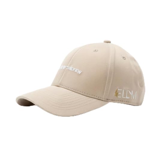 Boné Aba Curva Unissex ELLYM NUTRITION Único Ajustável Strapback Bordado (Bege/Americano)