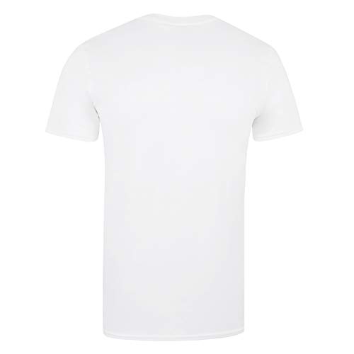 Marvel Black Panther Symbol T-Shirt, Bianco, XXL