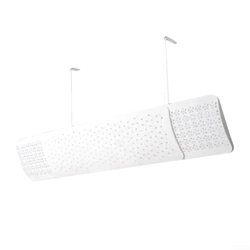 Yuanpgky Deflector de viento para aire acondicionado, deflector de flujo de aire ajustable, 16 cm x 51-96 cm para unidades de CA montadas en la pared, control de ángulo de 180°, aire frío o caliente