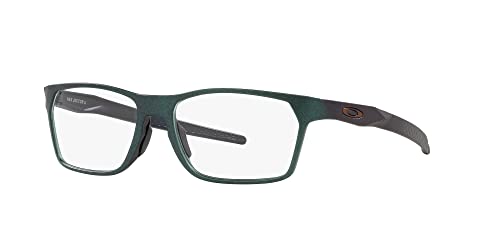 Image of Oakley Mens OX8174F Hex Jector Low Bridge Fit Rectangular Eyeglasses
