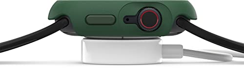 Carcasa resistente OtterBox para Apple Watch 45mm verde con borde elevado 6