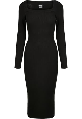 Robe pull longue noire idéale pour vos sorties citadines en hiver - 6