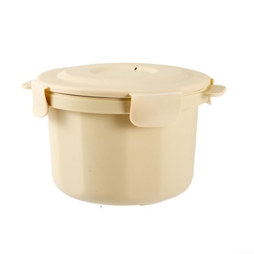 Olla de vapor para microondas para cocinar arroz, pasta, verduras y sopas con sistema avanzado de circulación de vapor, diseño ligero y compacto