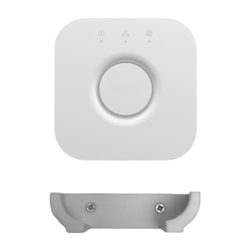 Wandhalterung kompatibel mit Philips Hue Light Bridge Halter Halterung - Weiß