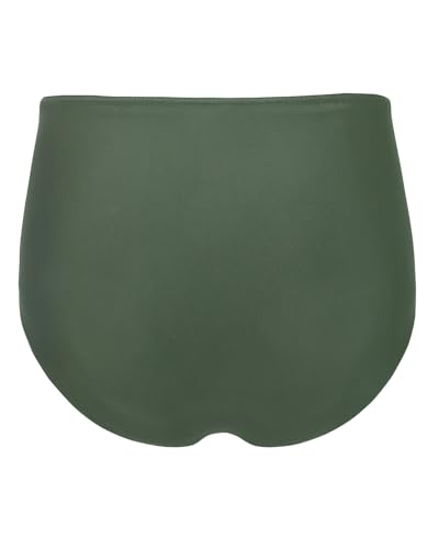 Image of Tempt Me Women High Waisted Bikini Bottom Retro Ruched Swim Bottom Shirred Tankinis Brief
