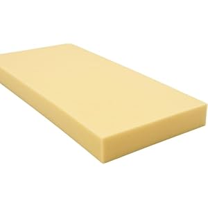 Orthopaedic Memory Foam Off-Cut – UK Made Visco Elastic for Dog Beds, Cushions & DIY Certified Foam – Supportive, Pressure-Relieving & Pain Relief (18″ x 27″, 0.5″ (~1.25 cm))