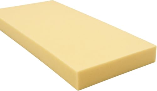 Orthopaedic Memory Foam Off-Cut – UK Made Visco Elastic for Dog Beds, Cushions & DIY Certified Foam – Supportive, Pressure-Relieving & Pain Relief (18" x 27", 0.5" (~1.25 cm))