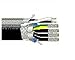29512 500FT 12/16 AWG 4/2C Overall Foil/TC Braid 85% Composite Flexible Motor Supply VFD Cable UL Type TC-ER - PVC - 1000V - Black - Belden
