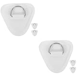 Happyyami 2 Juegos Accesorios para Kayaks Suministros De Kayak para Fijación Accesorios para Embarcaciones Kayak D Hebilla Recambios De Kayaks Anillo De Hebilla De Repuesto 3 Piezas * 2