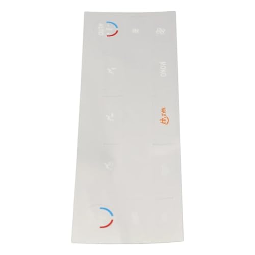 Autocollants de réparation bouton AC S-Max usé argent - 5