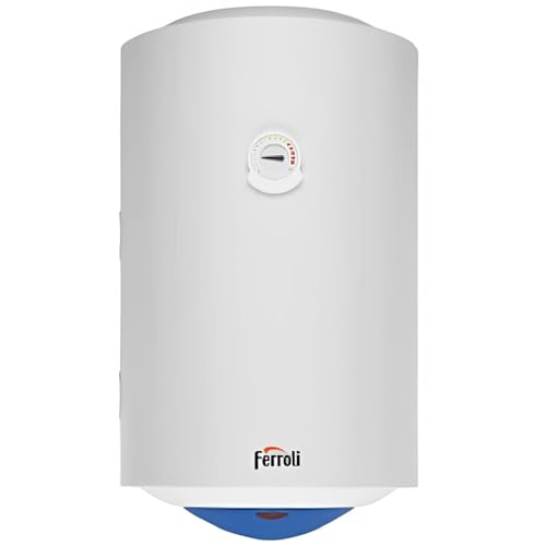 Ferroli Calypso Scaldabagno Elettrico Verticale 50 LT, Classe Energetica C
