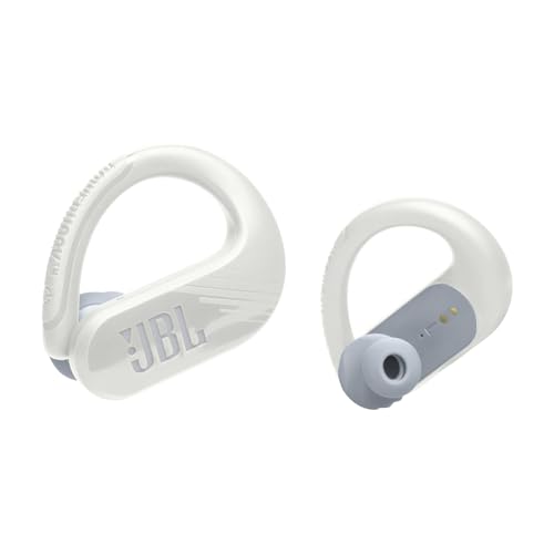 JBL Endurance Peak 3 – Kabellose aktive Ohrhörer mit IP68-Wasserschutz und bis zu 50 Stunden Akkulaufzeit – Weiß