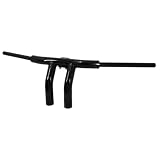 CNC Aluminum Motorcycle Handlebar Compatible With BENDA Dark Flag 500 Scooter(A)