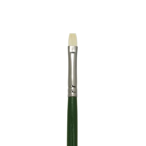 Langnickel Regis Long Handle Bristle Oil Bright Brush - Artist Paint Brush - L400B-10 - Single