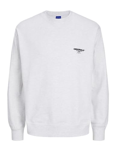 Sweat à col rond JACK & JONES Noir Jorbora pour un look casual quotidien confortable