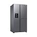 Produktbild Samsung RH68B8521S9/EG Side-by-Side Kühlschrank, 178 cm, 627 , Food Showcase-Tür, Platzsparender In-Door Icemaker, Twin Cooling+, No Frost+, 4,5  Wassertank, Edelstahl Look